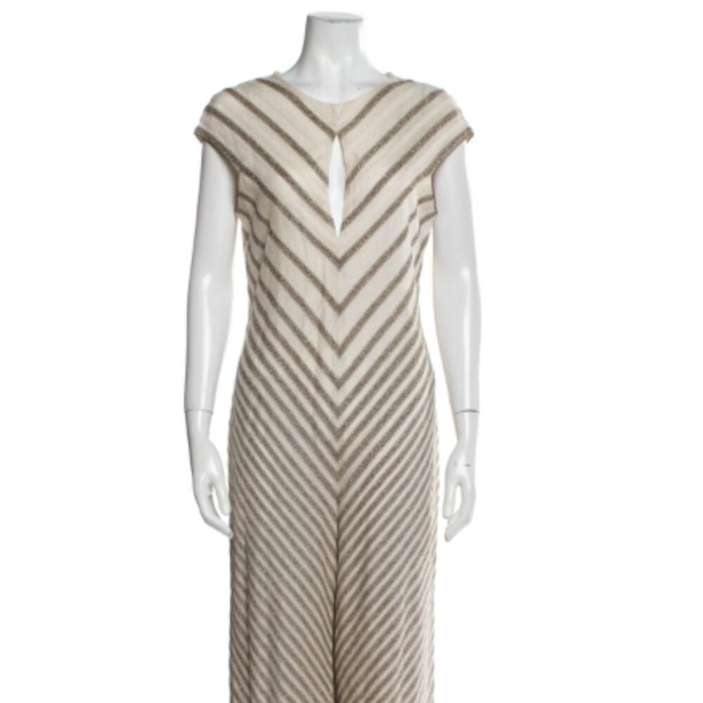 NWT - Chic Missoni Striped Metallic Jumpsuit
